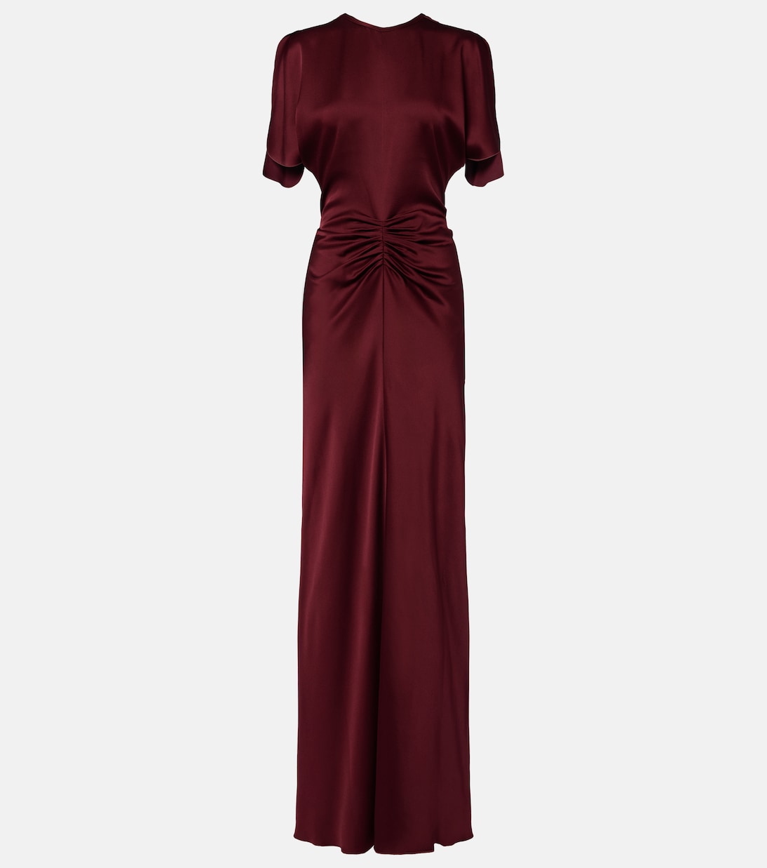 Abito lungo Isabella in raso | Victoria Beckham