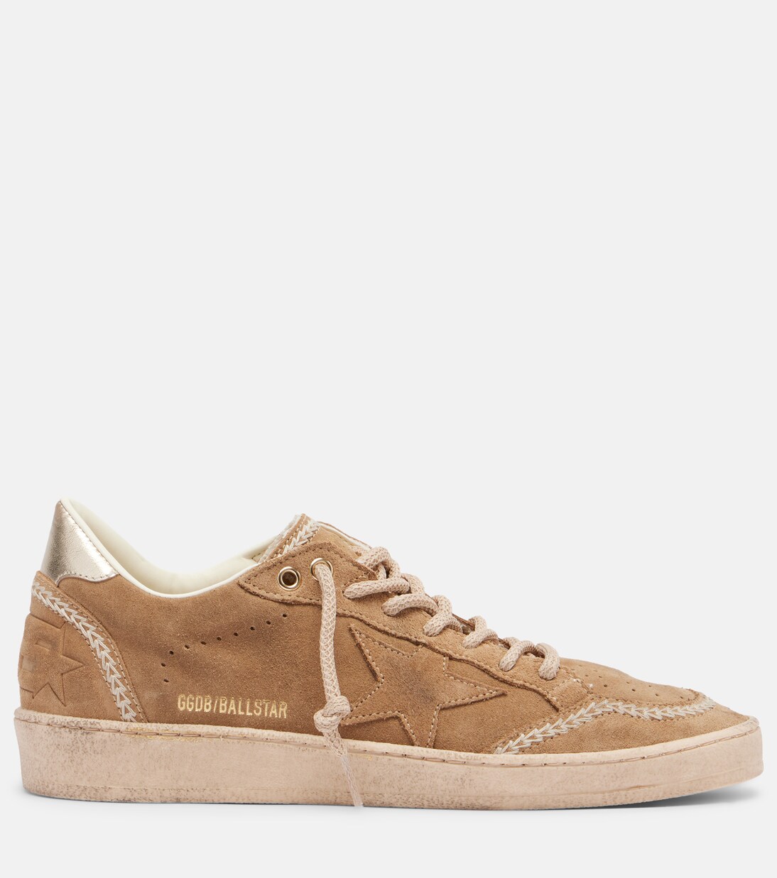 Zapatillas Ball Star de ante bordadas | Golden Goose