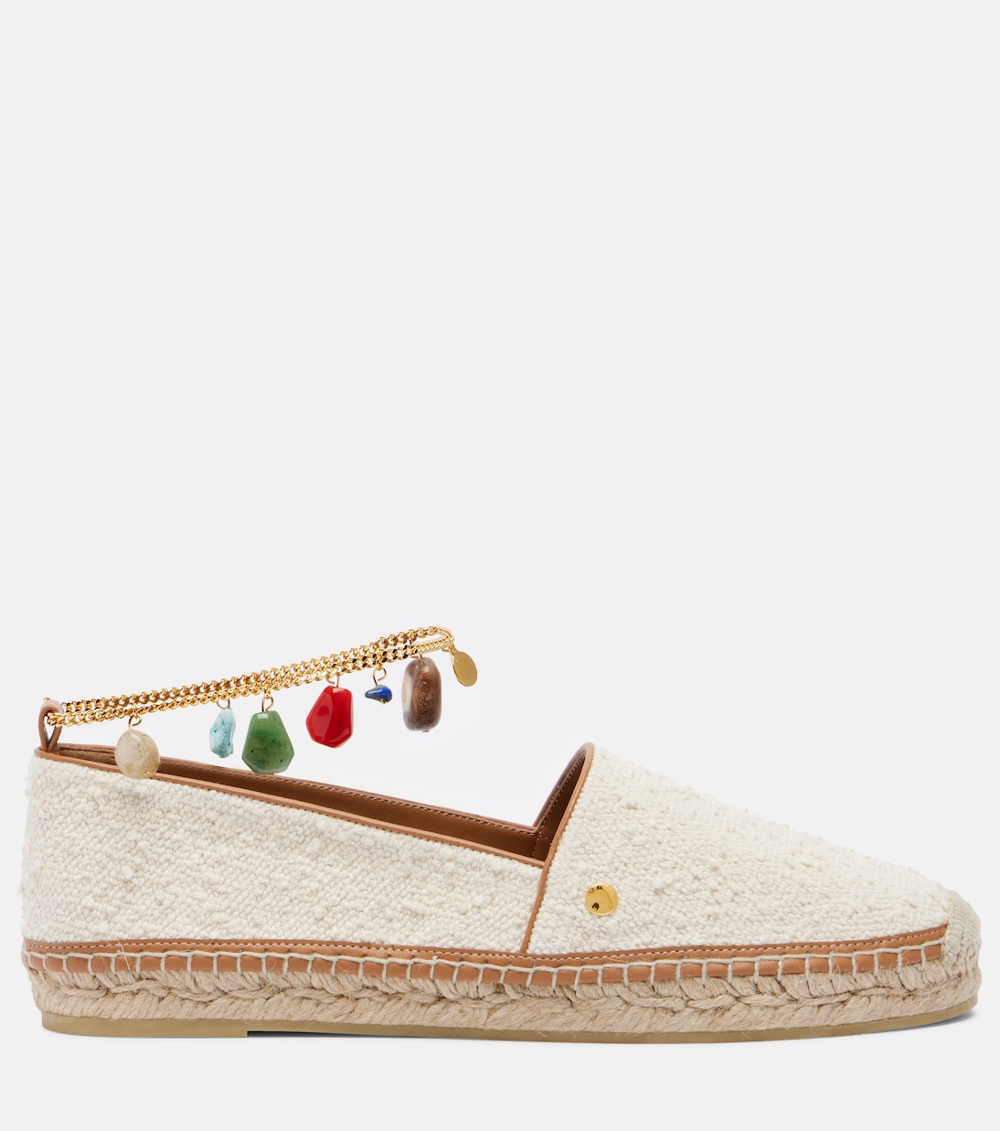 Gaia embellished canvas espadrilles  | Stella McCartney