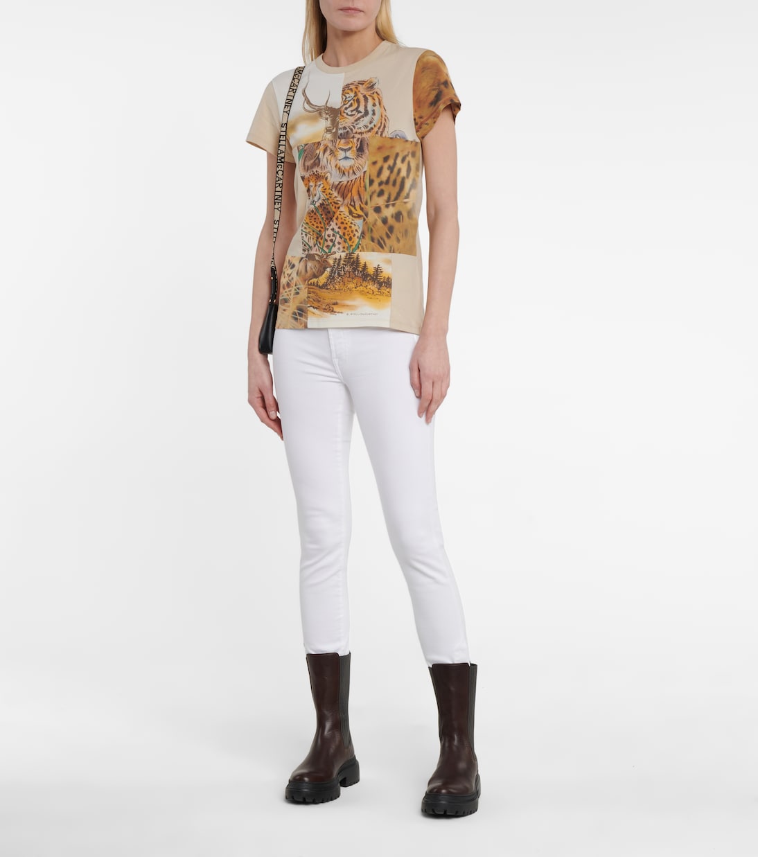 Bedrucktes T-Shirt aus Baumwolle | Stella McCartney