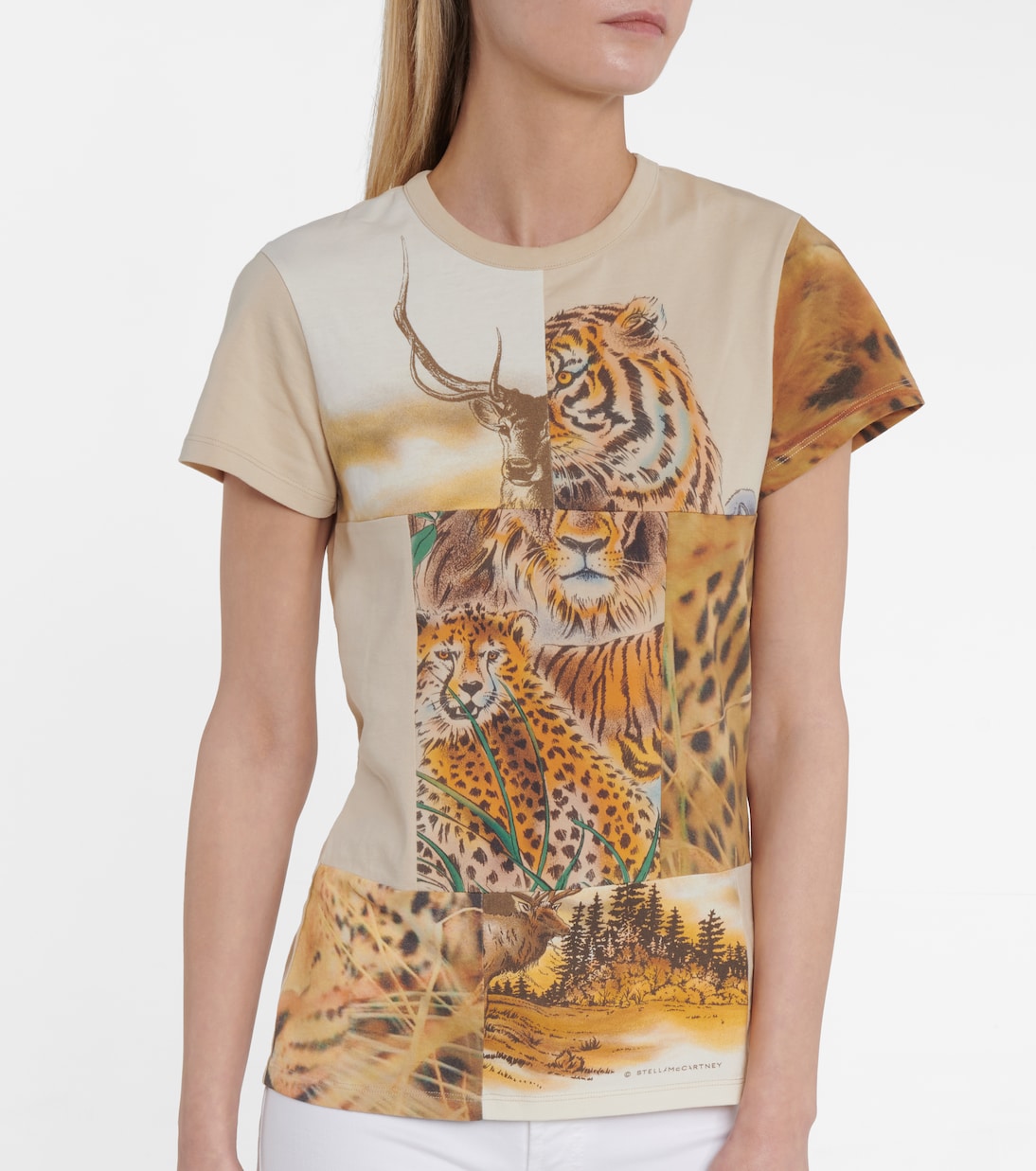 Bedrucktes T-Shirt aus Baumwolle | Stella McCartney