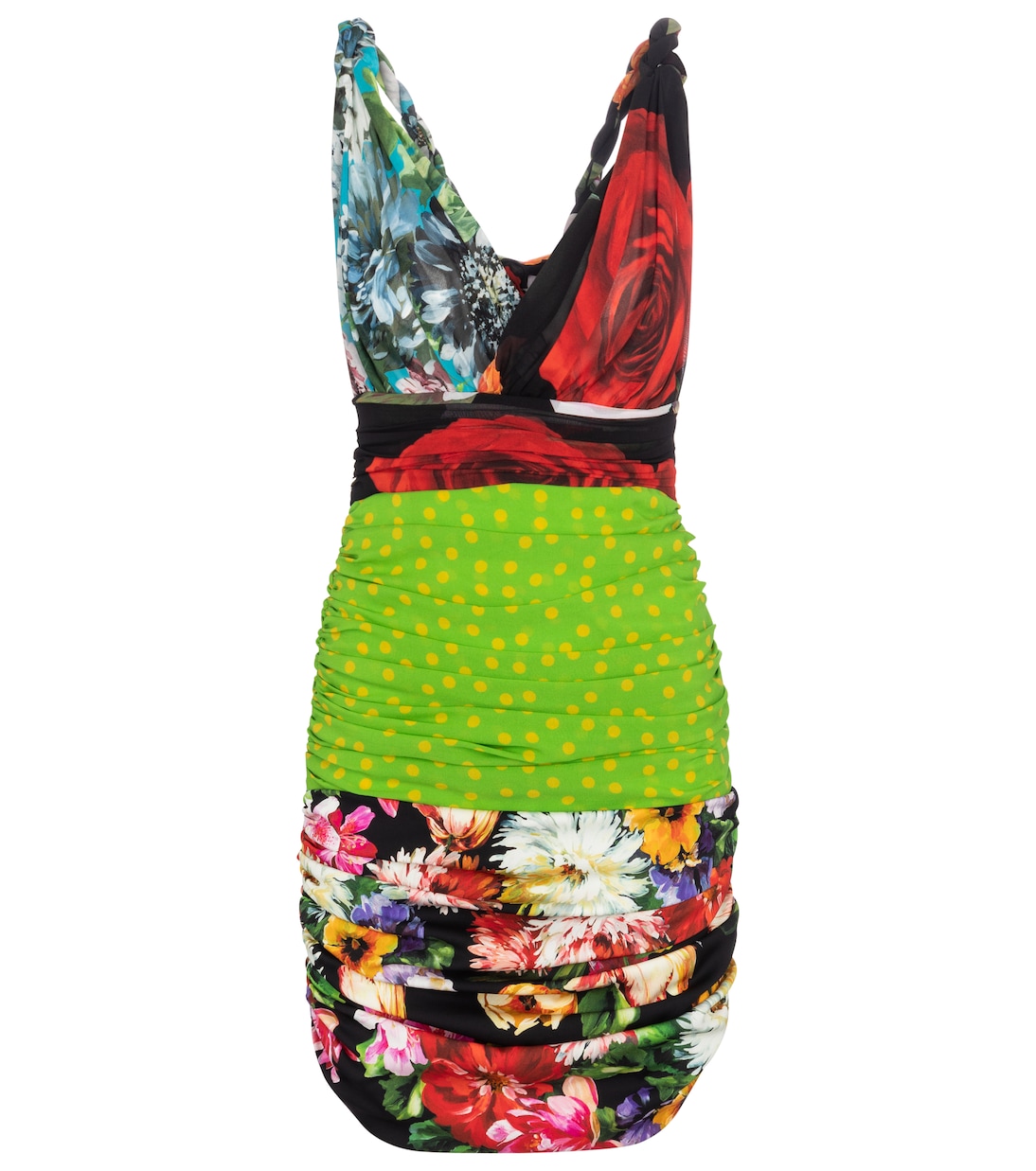 Printed stretch-silk minidress | Dolce&Gabbana