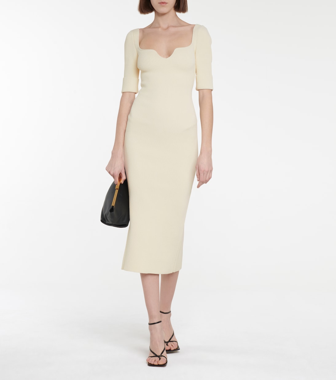 Midikleid Leana aus Rippstrick | Khaite