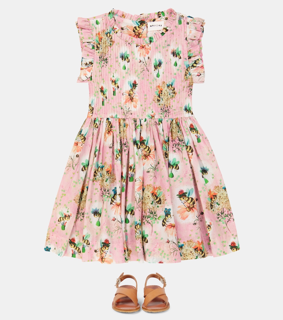 Robe Polly Honeybee imprimée en coton | Morley