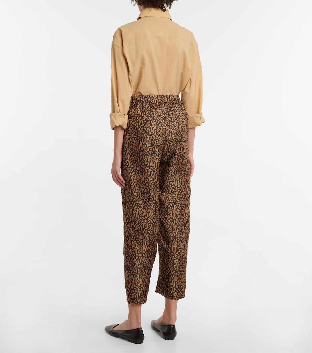 Bedruckte Hose aus Seide | Nanushka