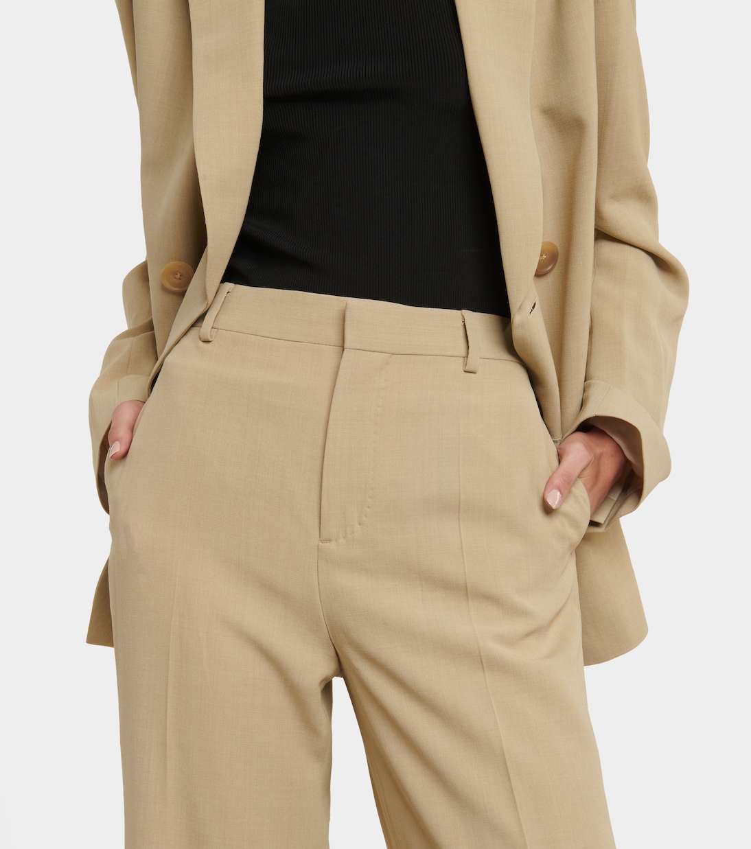 Pantalon ample Giada à taille basse | Petar Petrov