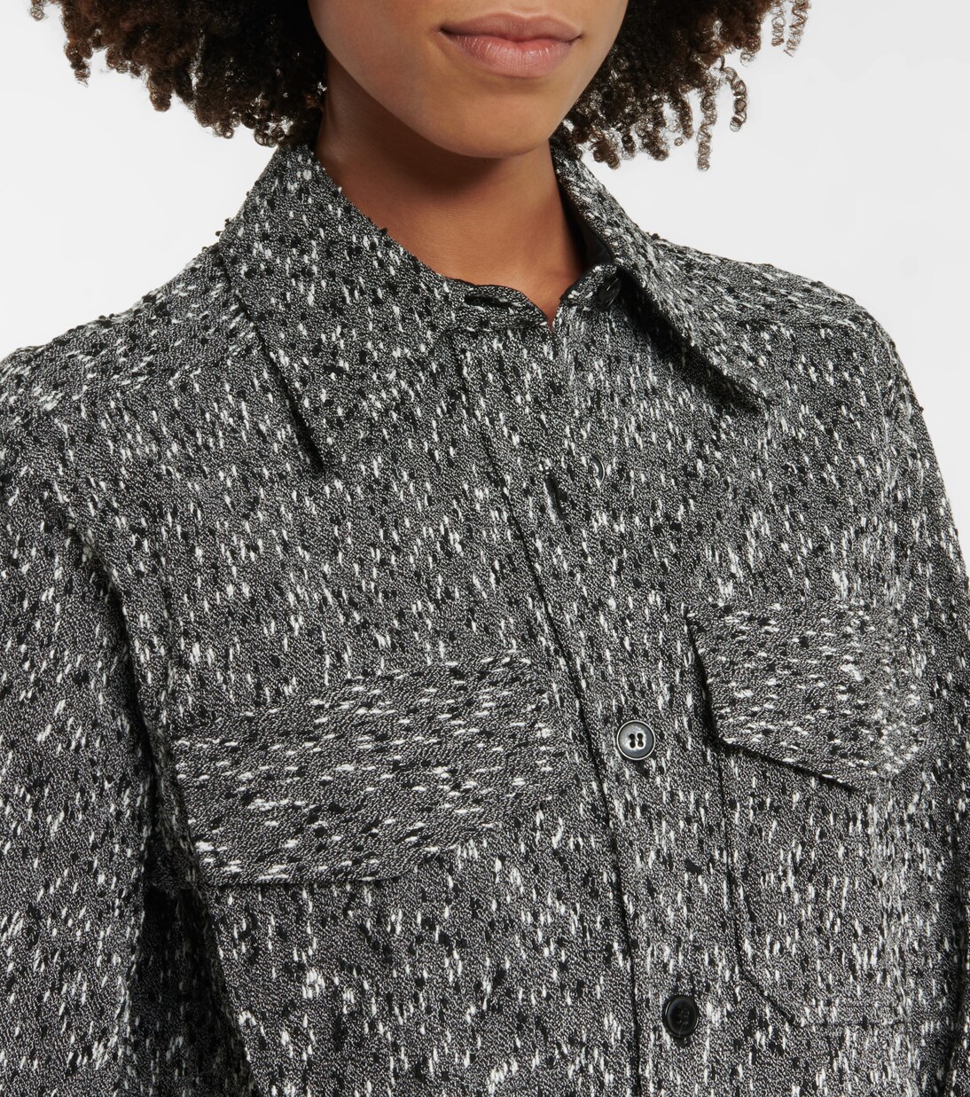 Hemd aus Bouclé | Victoria Beckham