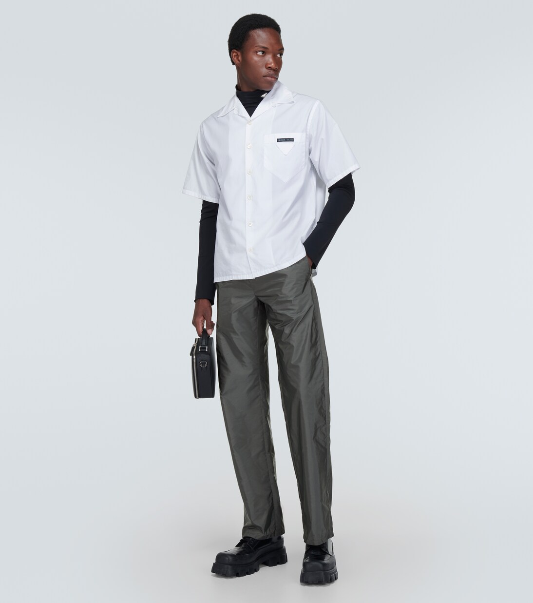 Re-Nylon straight pants | Prada