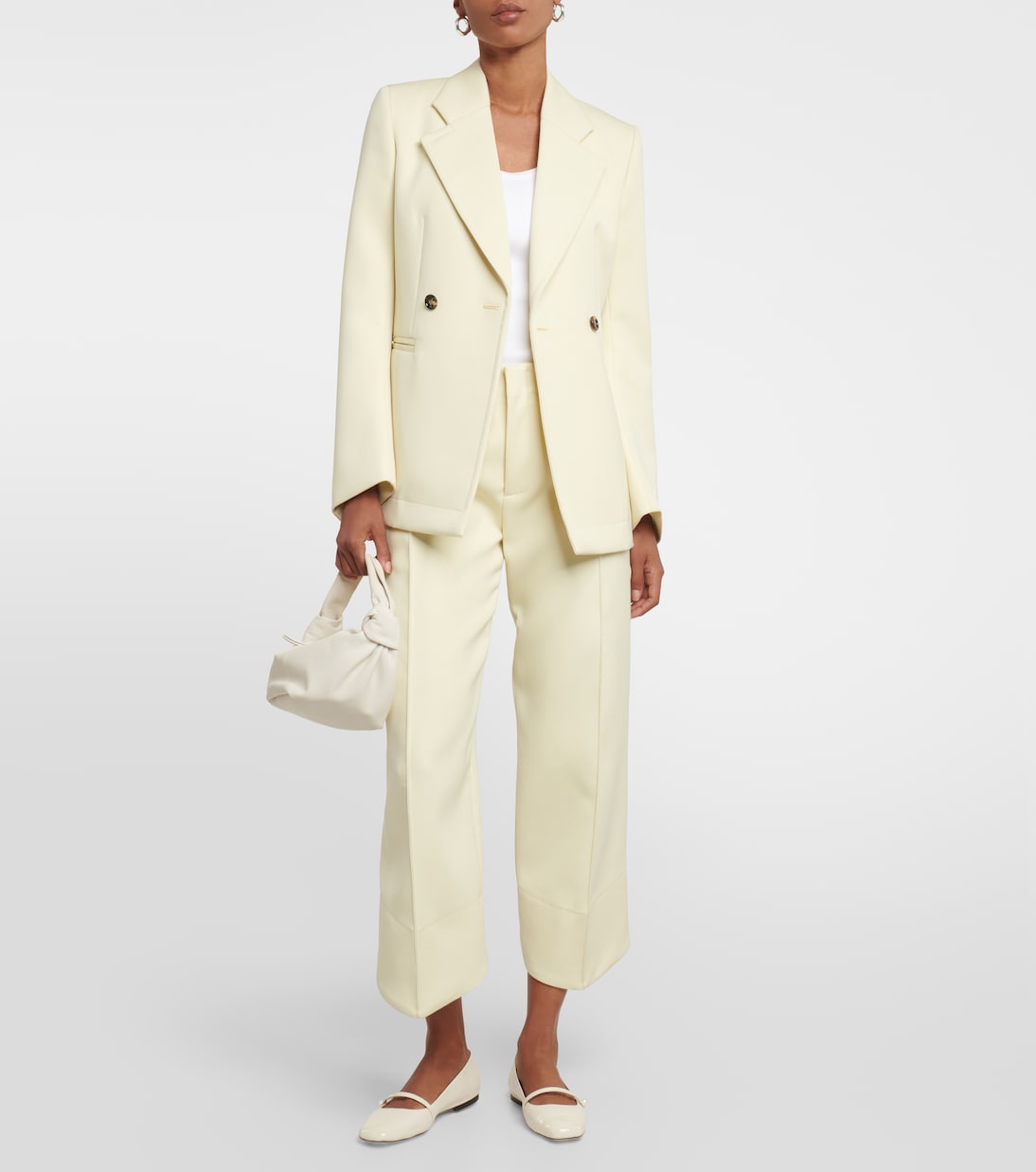 Elisa embellished leather ballet flats | Jimmy Choo