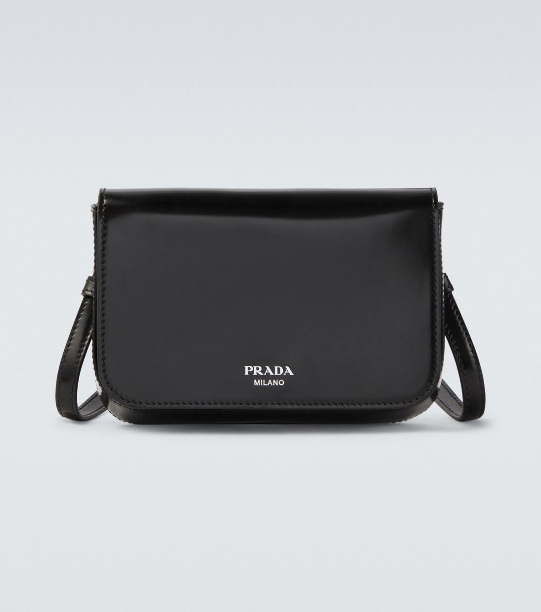 Mini leather crossbody bag | Prada