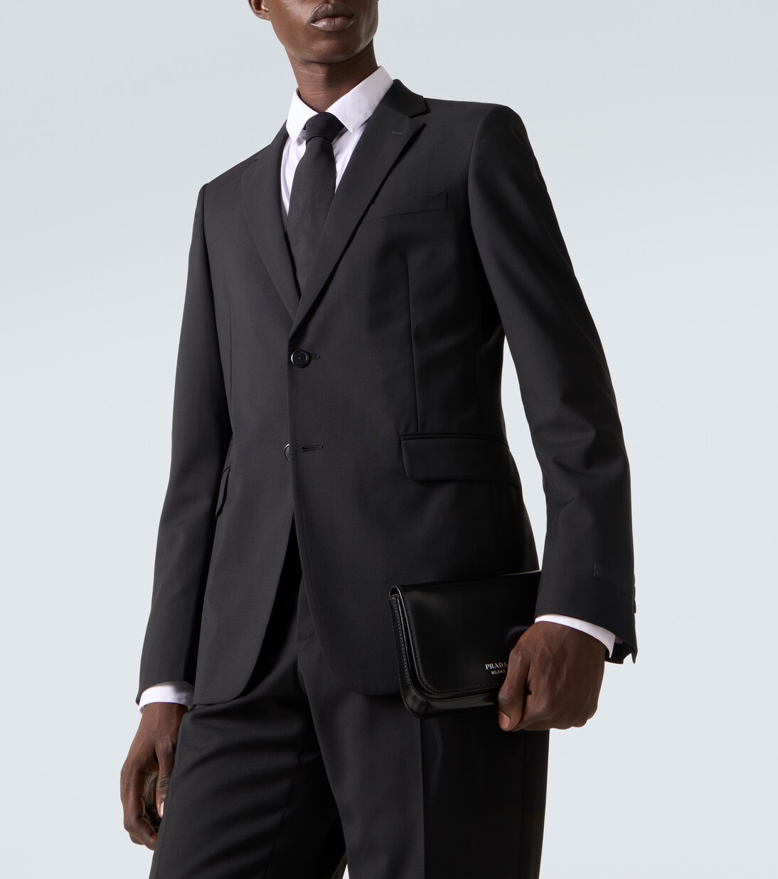 Mini leather crossbody bag | Prada