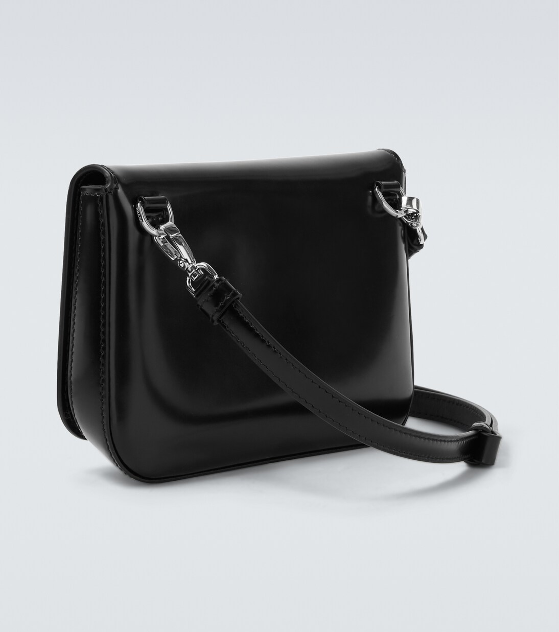Mini leather crossbody bag | Prada