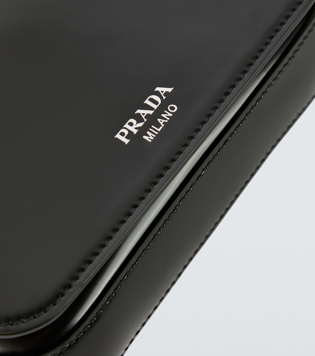 Mini leather crossbody bag | Prada