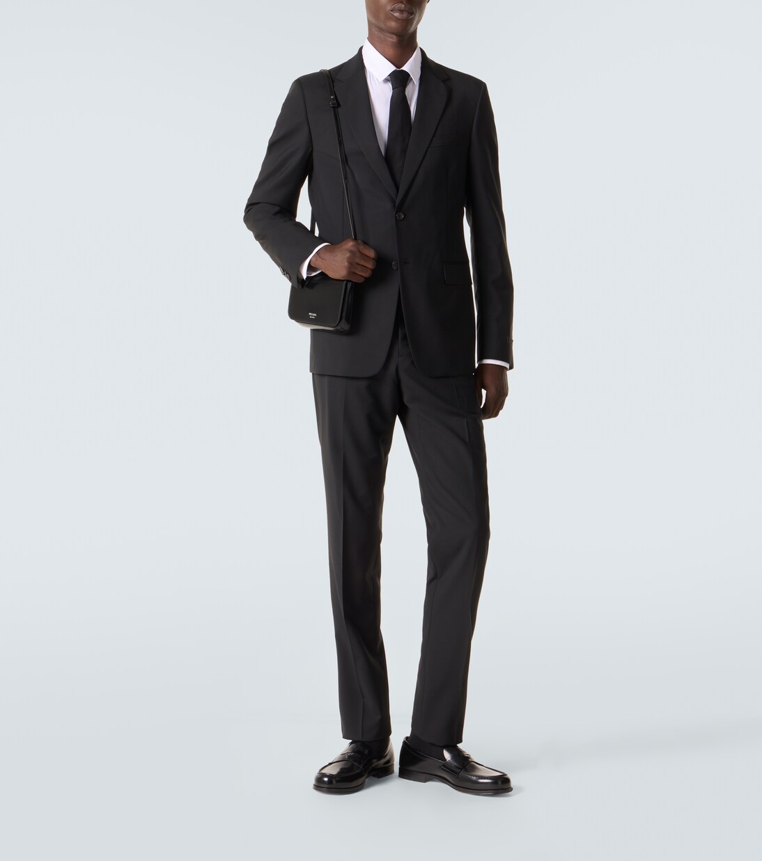 Mini leather crossbody bag | Prada