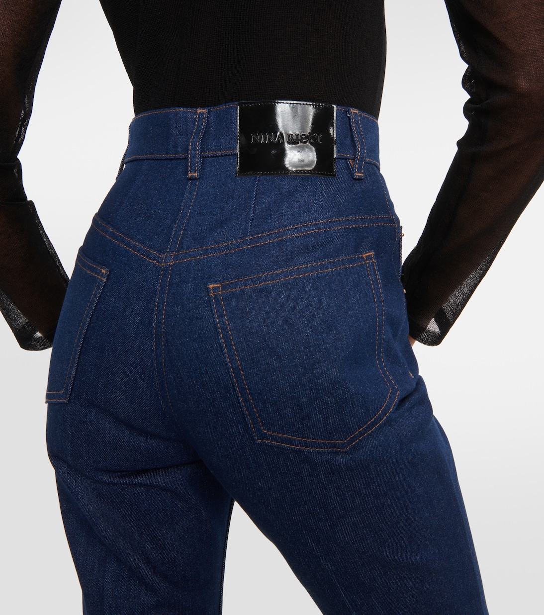 High-Rise Flared Jeans | Nina Ricci