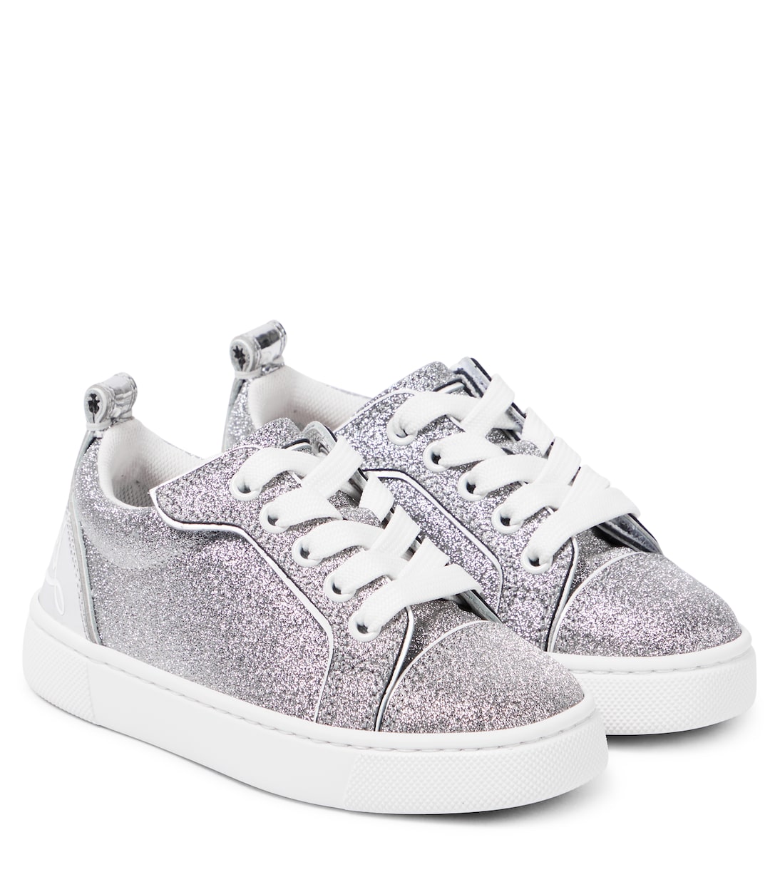 Funnyto glitter leather sneakers | Christian Louboutin Kids