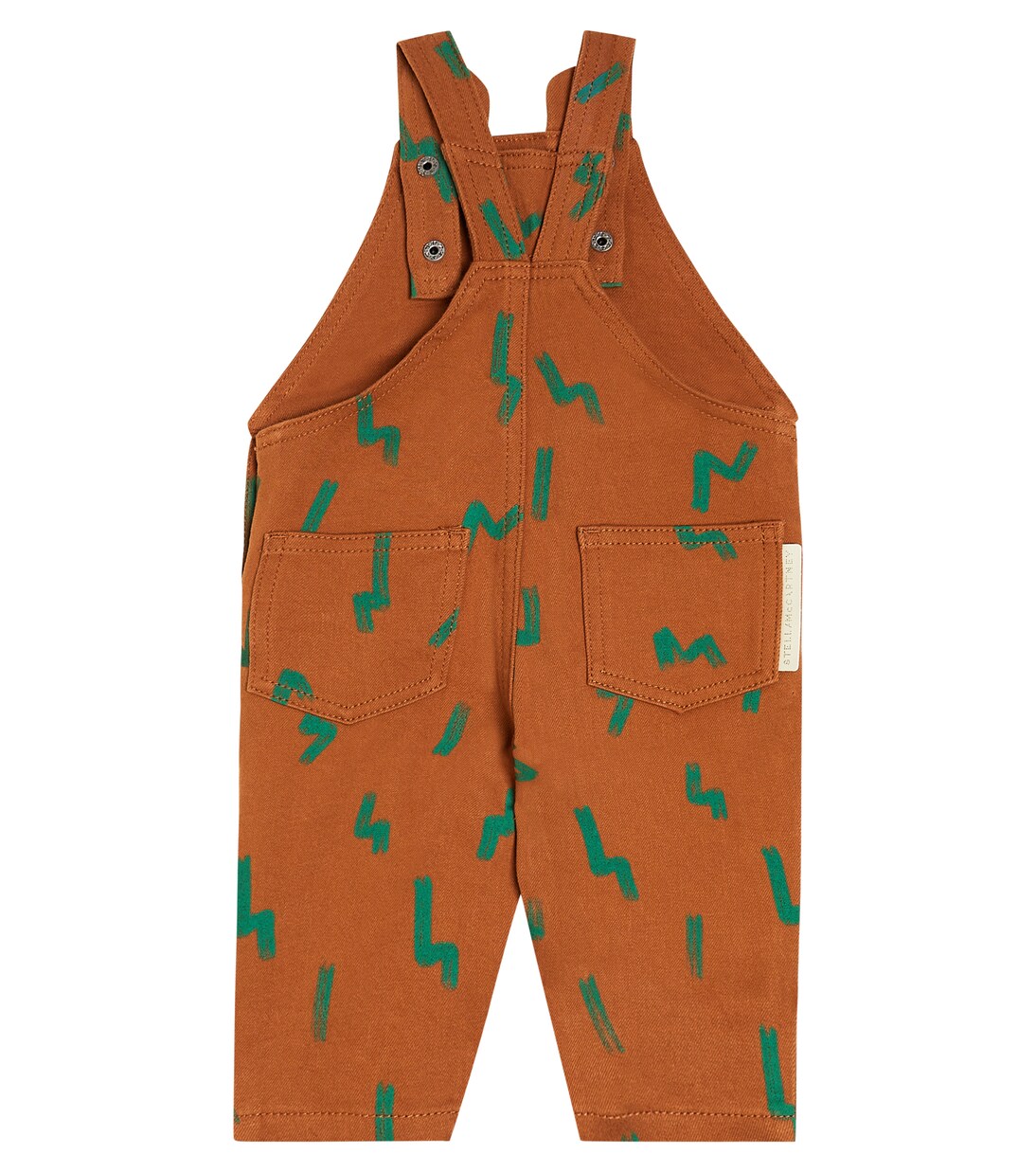 Baby printed cotton overalls | Stella McCartney Kids