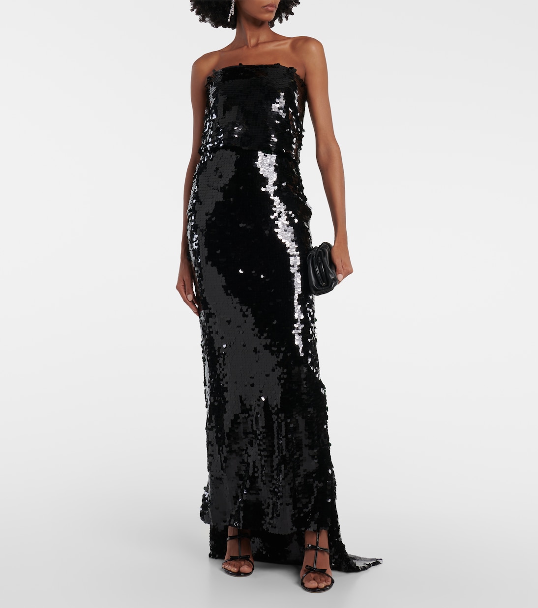 Josiah strapless sequin gown | Emilia Wickstead