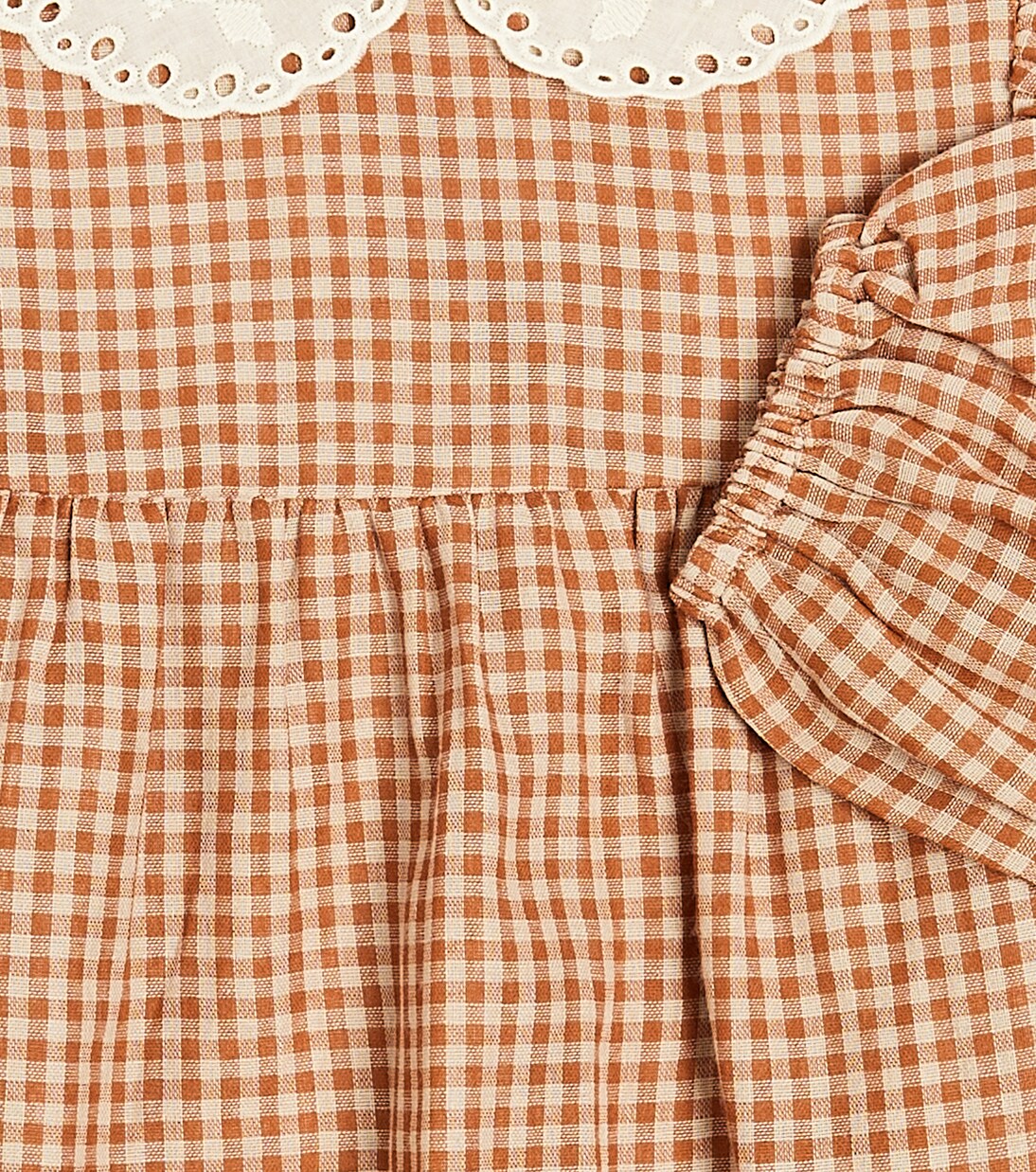 Frankie checked cotton blouse | C'era Una Volta