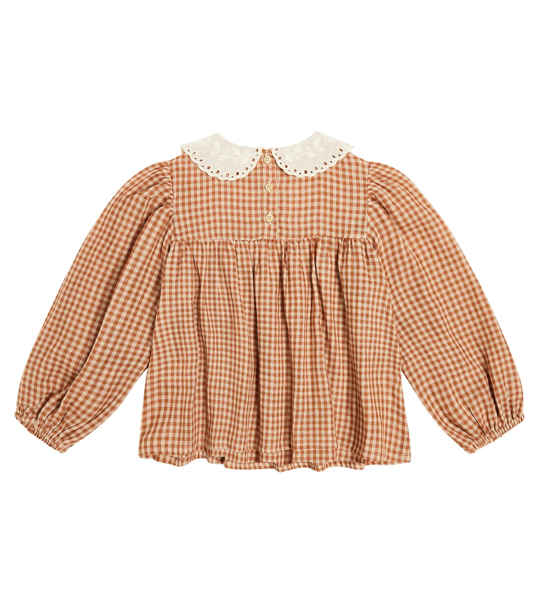 Frankie checked cotton blouse | C'era Una Volta