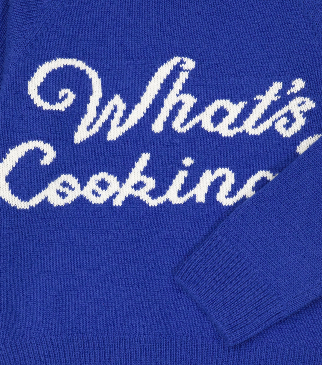 Intarsia wool and cotton sweater | Mini Rodini