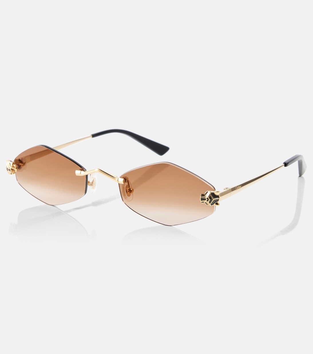 Panthère de Cartier geometric sunglasses | Cartier Eyewear Collection
