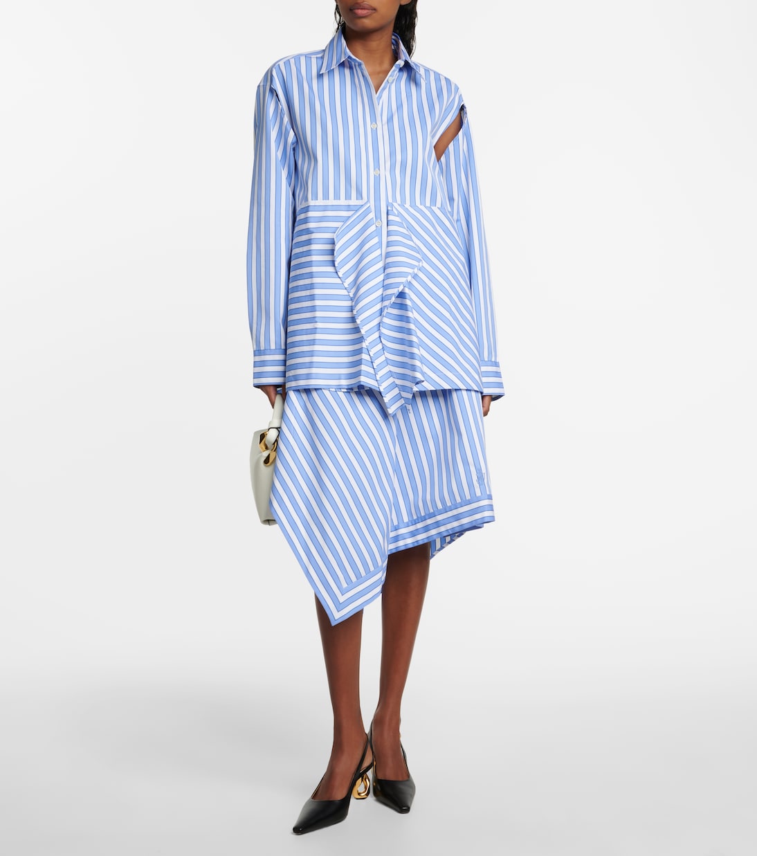 Escarpins Chain Heel en cuir | JW Anderson