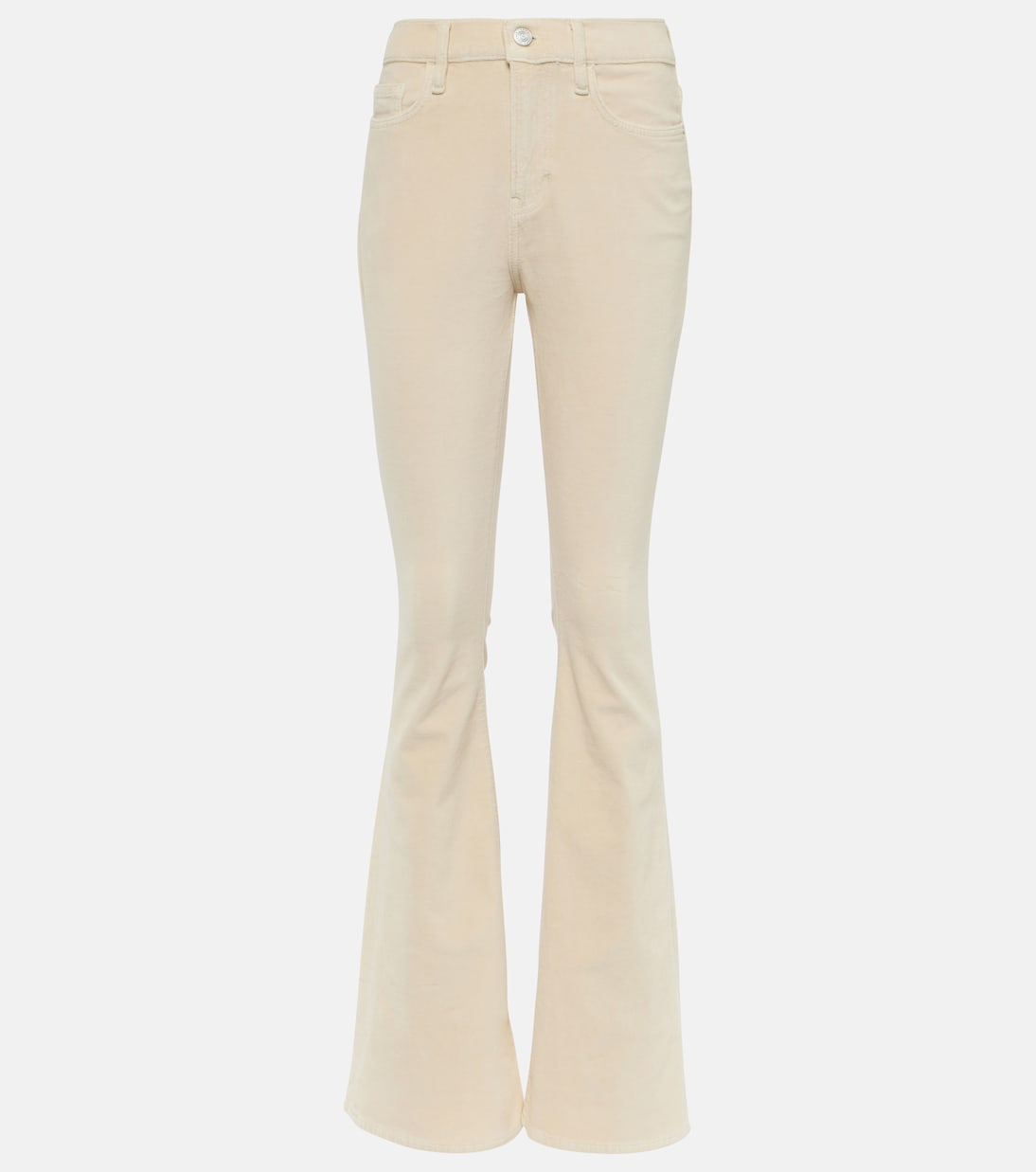 Flared Jeans Le High Flare Velveteen aus Samt | Frame