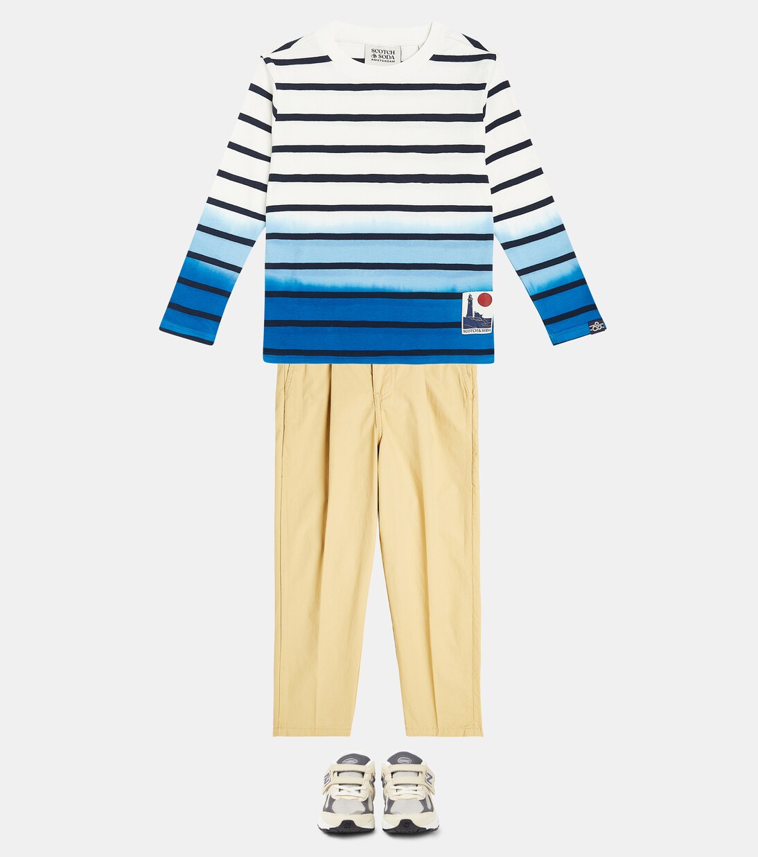 Cotton tapered pants | Scotch & Soda Kids