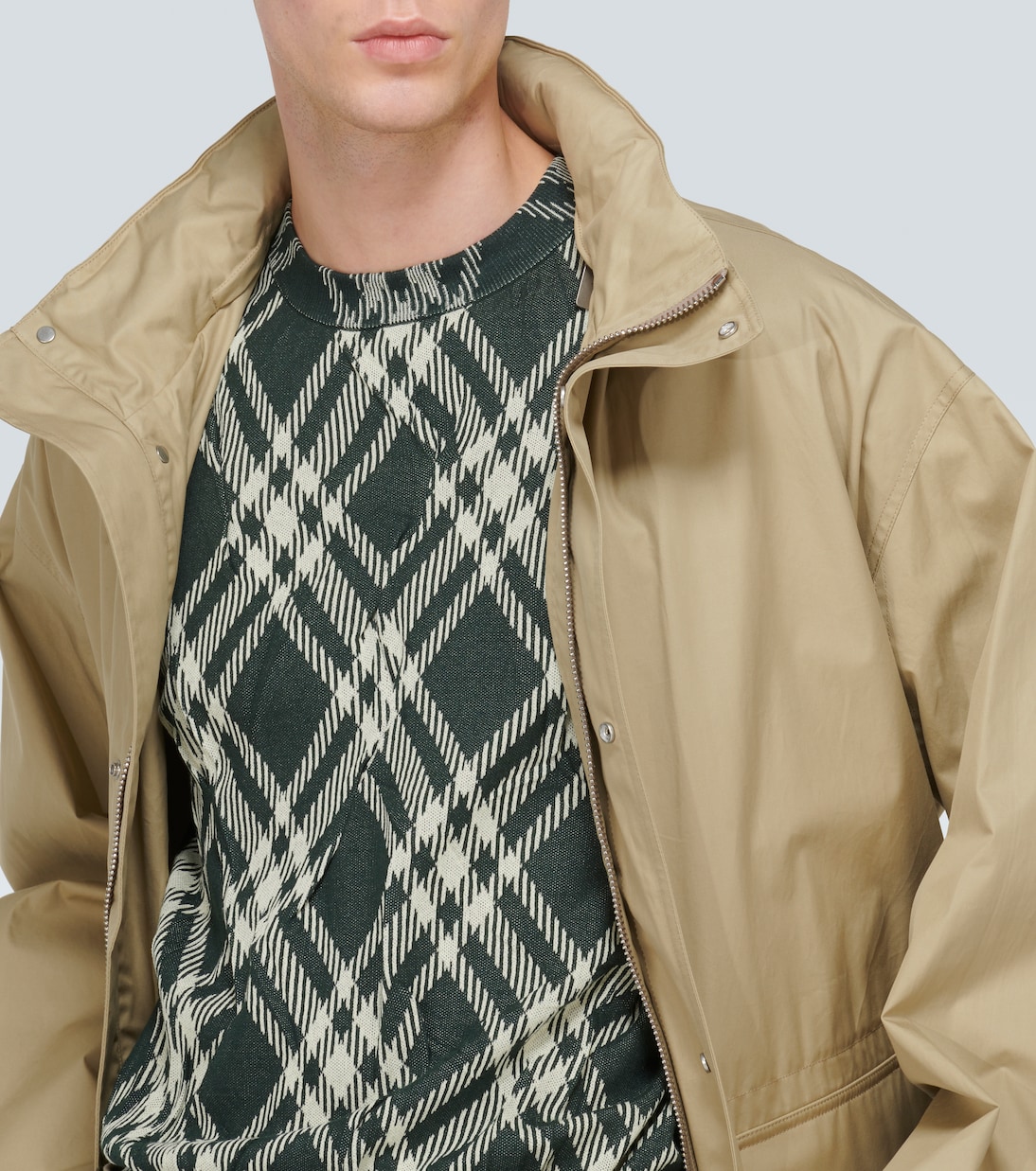 EKD embroidered cotton jacket | Burberry