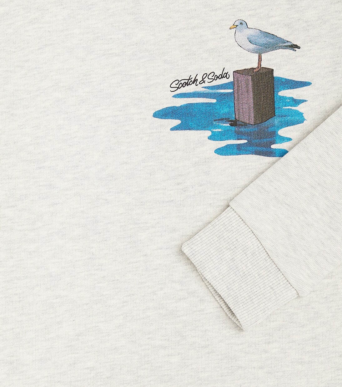 سويت شيرت من القطن الجيرسيه بطبعات | Scotch & Soda Kids