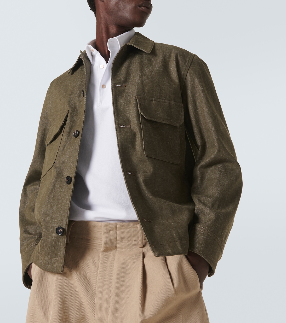 Polo de piqué de algodón | Loro Piana