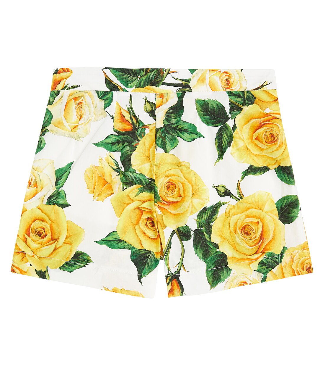 Floral cotton shorts | Dolce&Gabbana Kids
