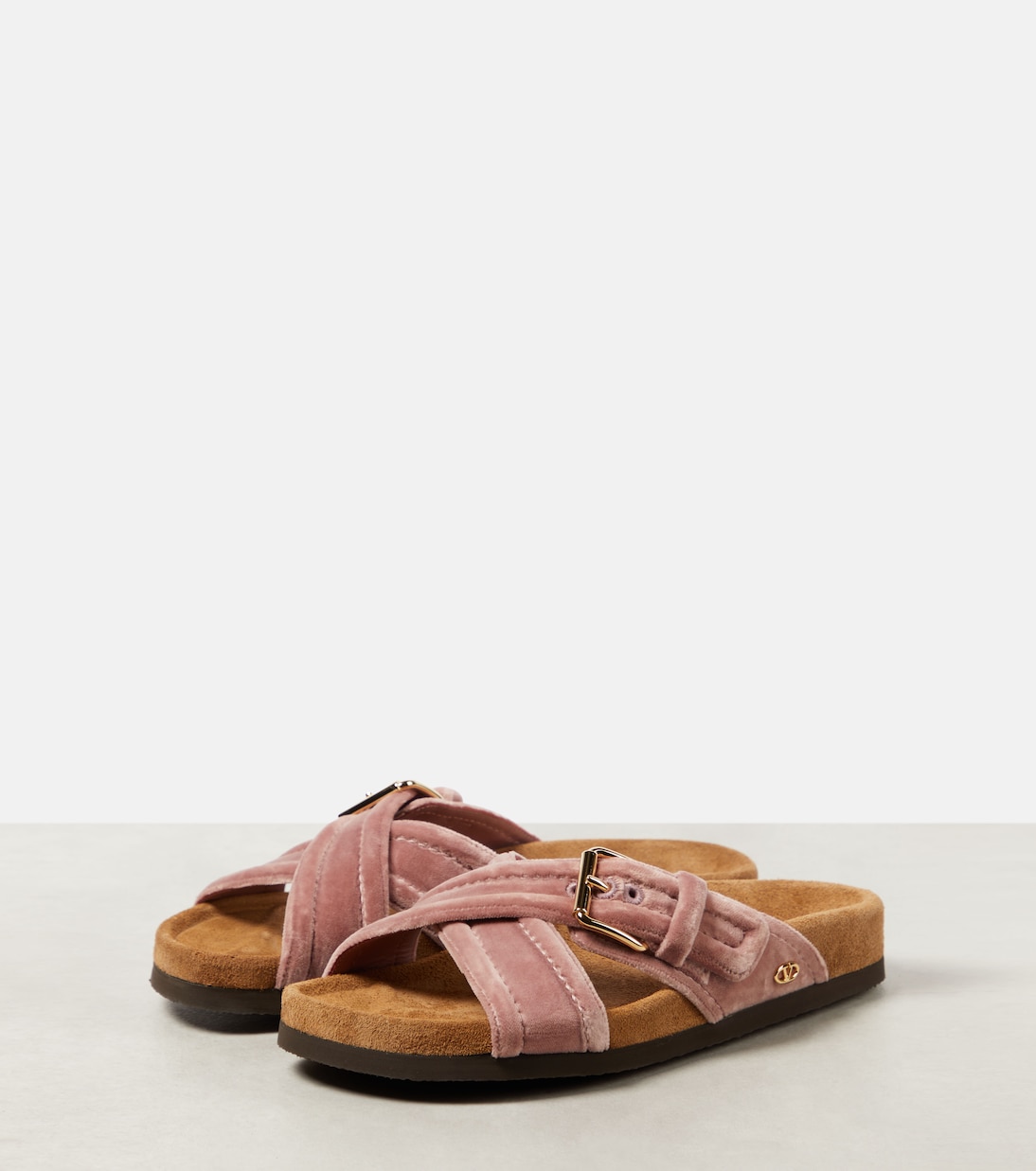 Sandalen Fussfriend aus Samt | Valentino Garavani