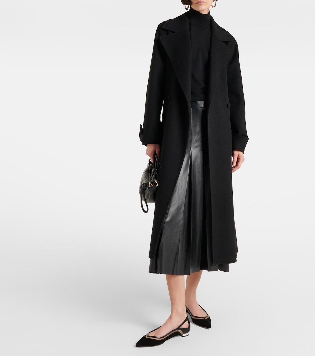 Cinemax绒面革芭蕾舞平底鞋 | Aquazzura