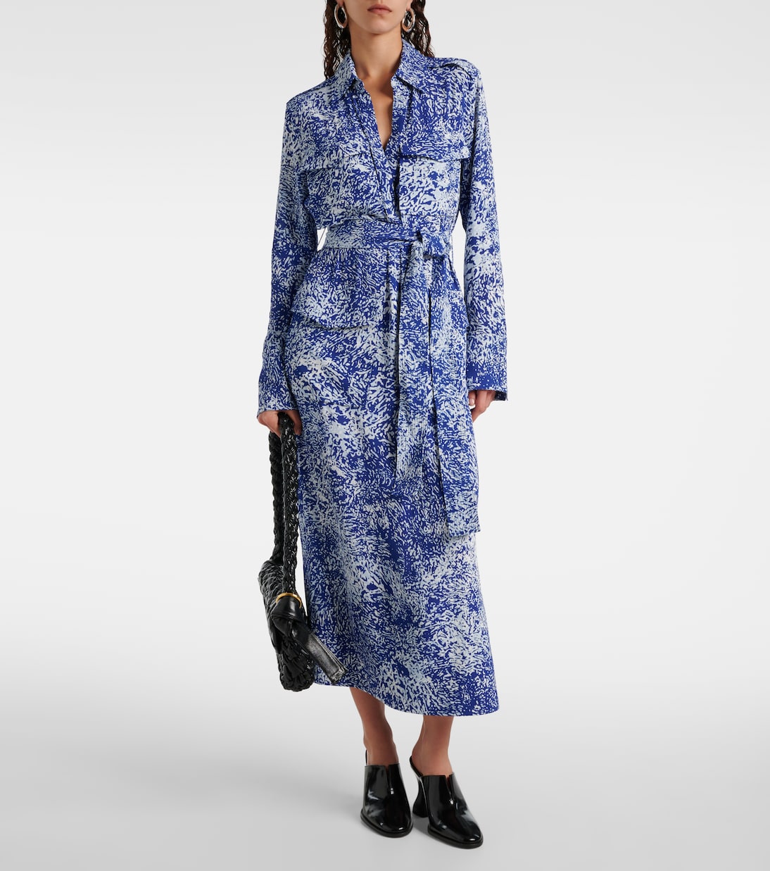 Robe chemise Vanessa imprimée | Proenza Schouler