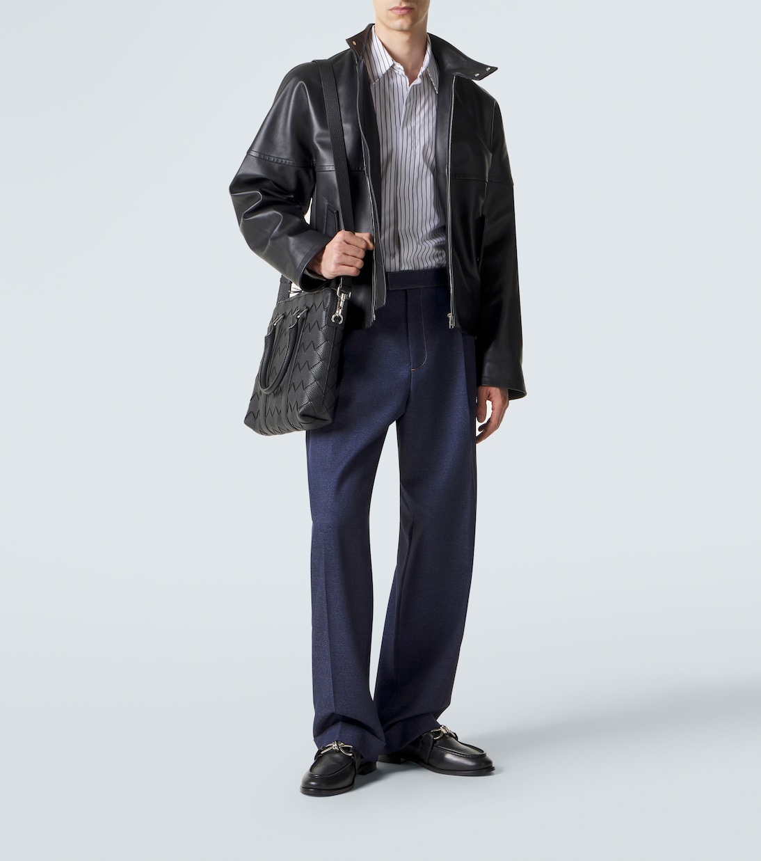 Aktentasche Slim Intrecciato aus Leder | Bottega Veneta