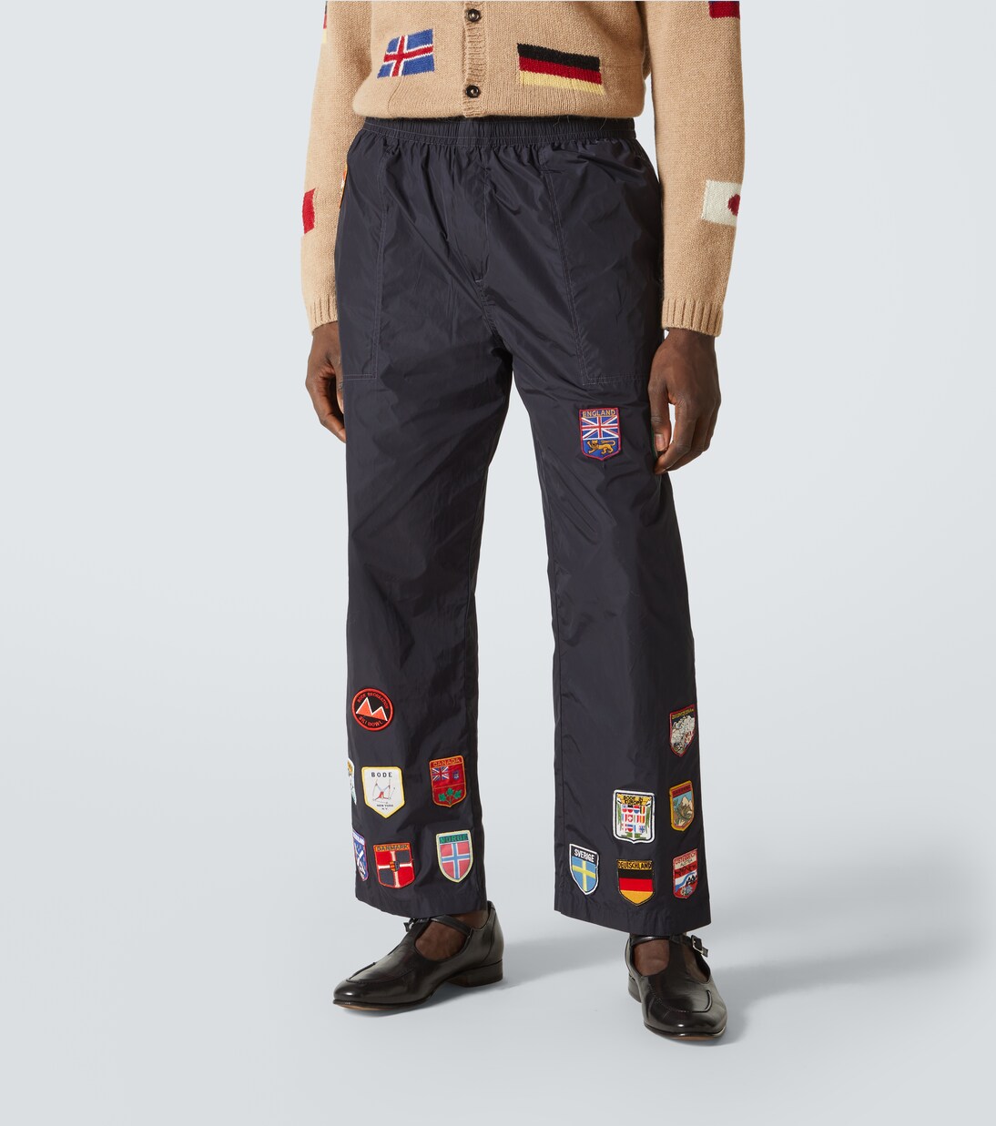 Pantalon ample Interrail brodé | Bode