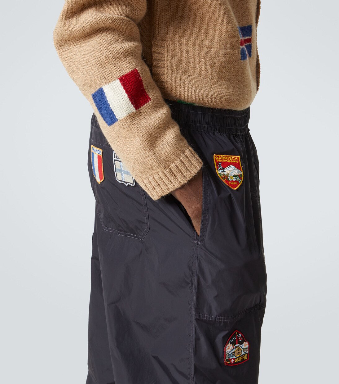 Pantalon ample Interrail brodé | Bode