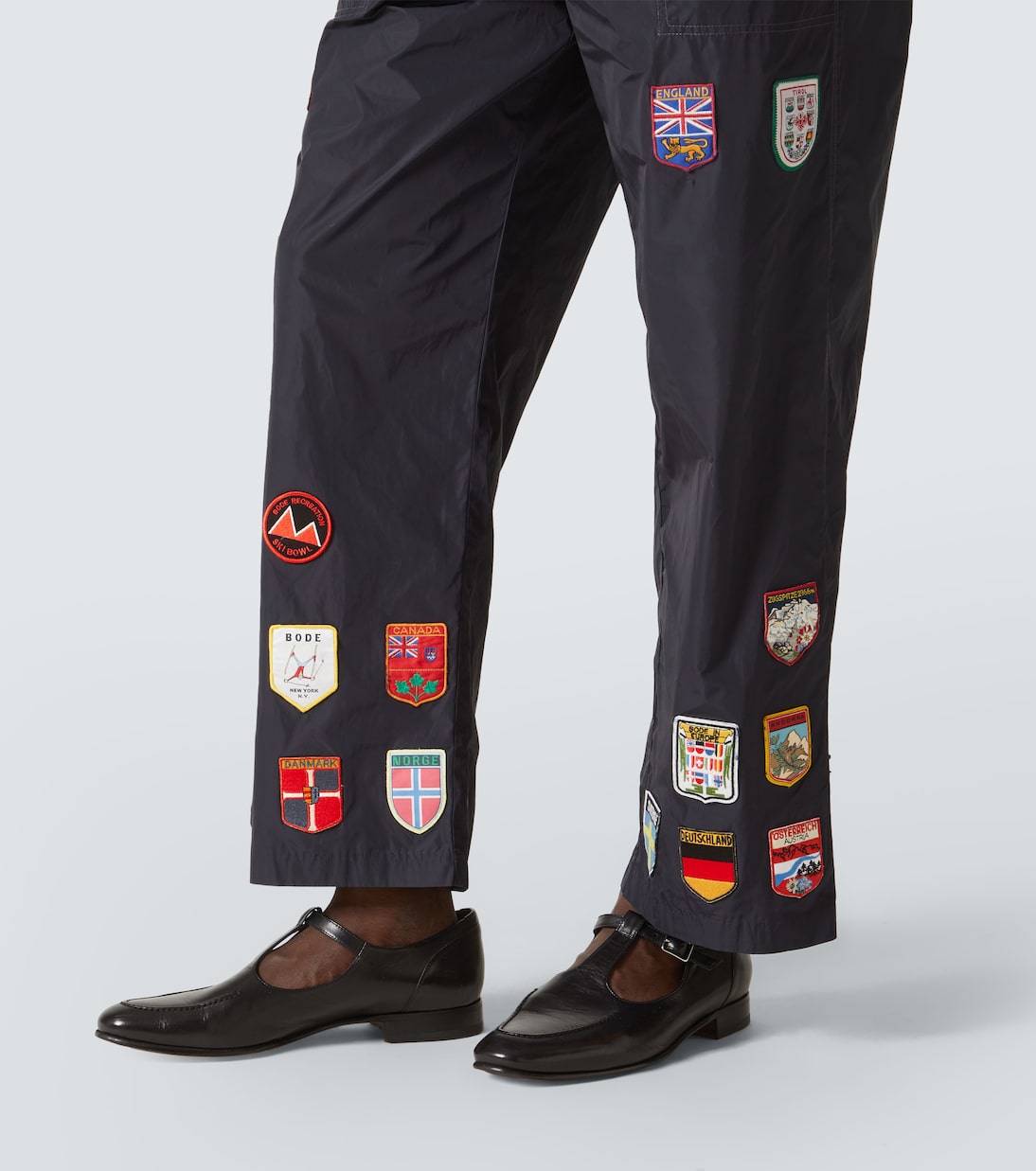 Pantalon ample Interrail brodé | Bode