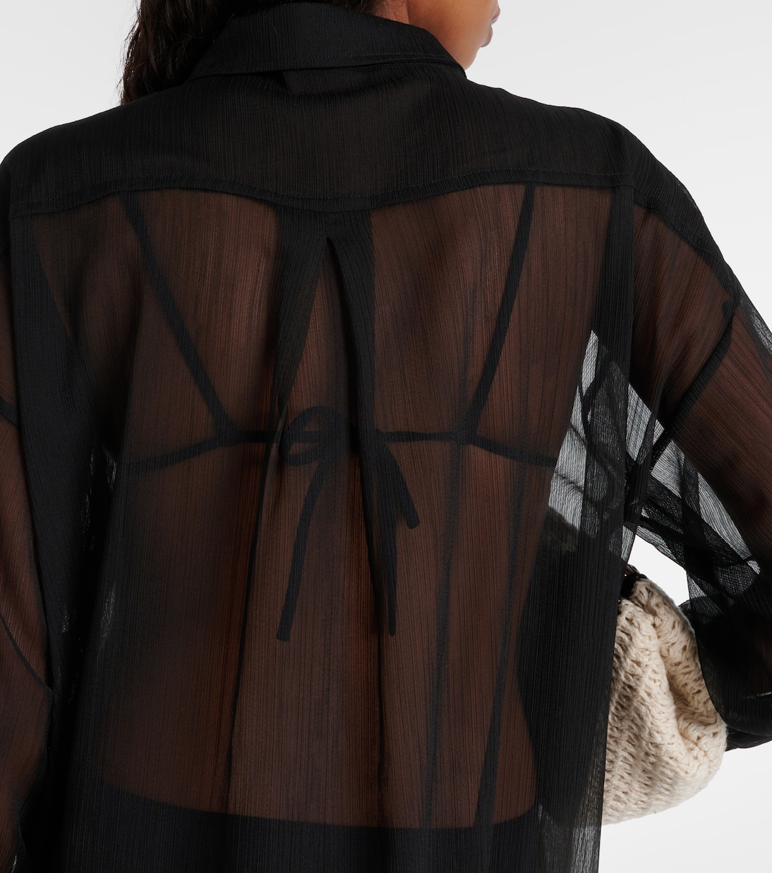 Hemdblusenkleid Mika aus Mesh | Jade Swim