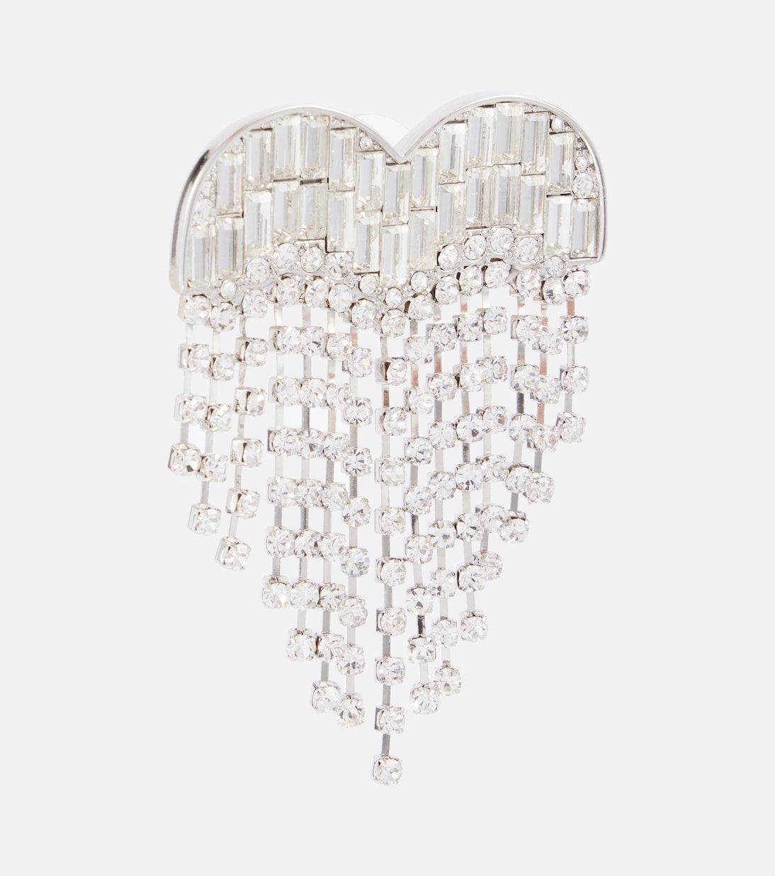 Ohrringe Heart mit Kristallen | Self-Portrait