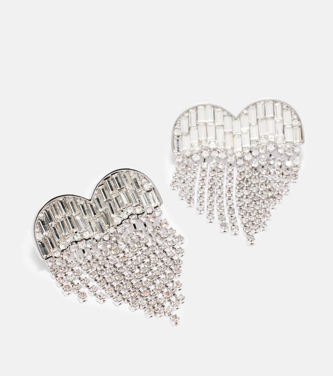 Ohrringe Heart mit Kristallen | Self-Portrait