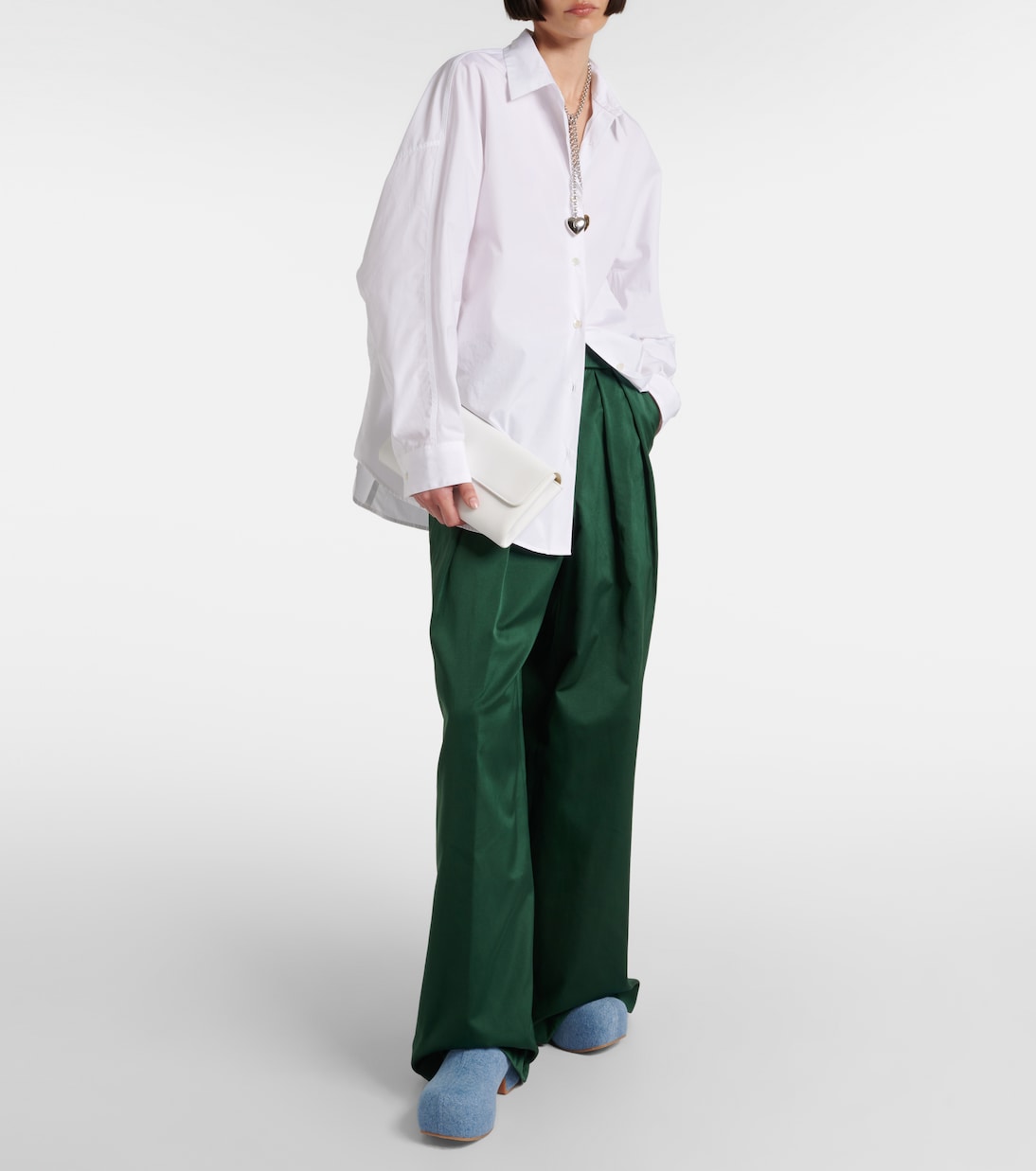 Mules in denim | Dries Van Noten