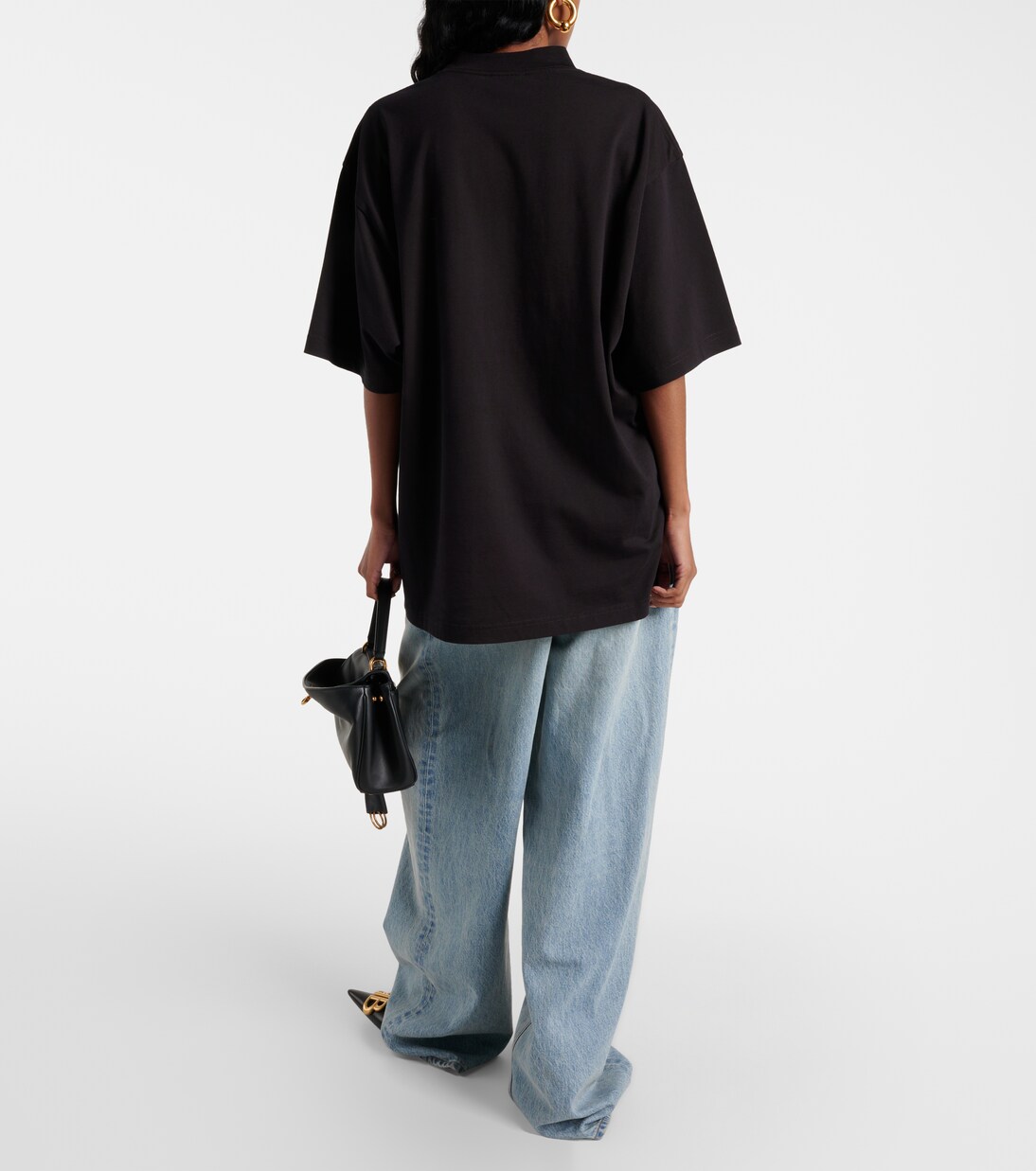 Printed cotton jersey T-shirt | Balenciaga