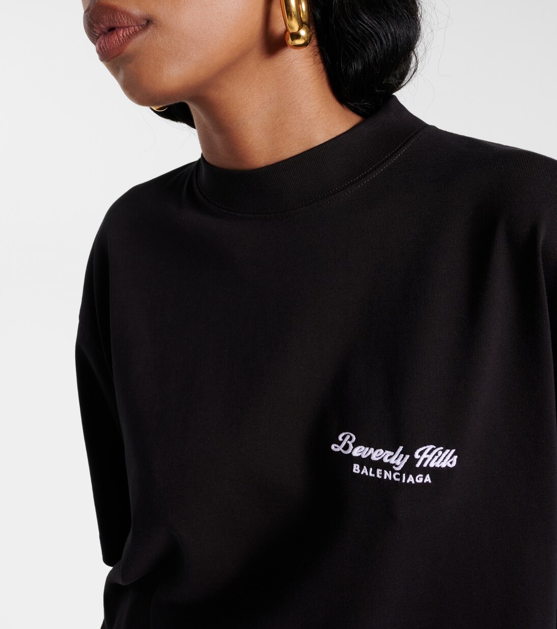 Printed cotton jersey T-shirt | Balenciaga