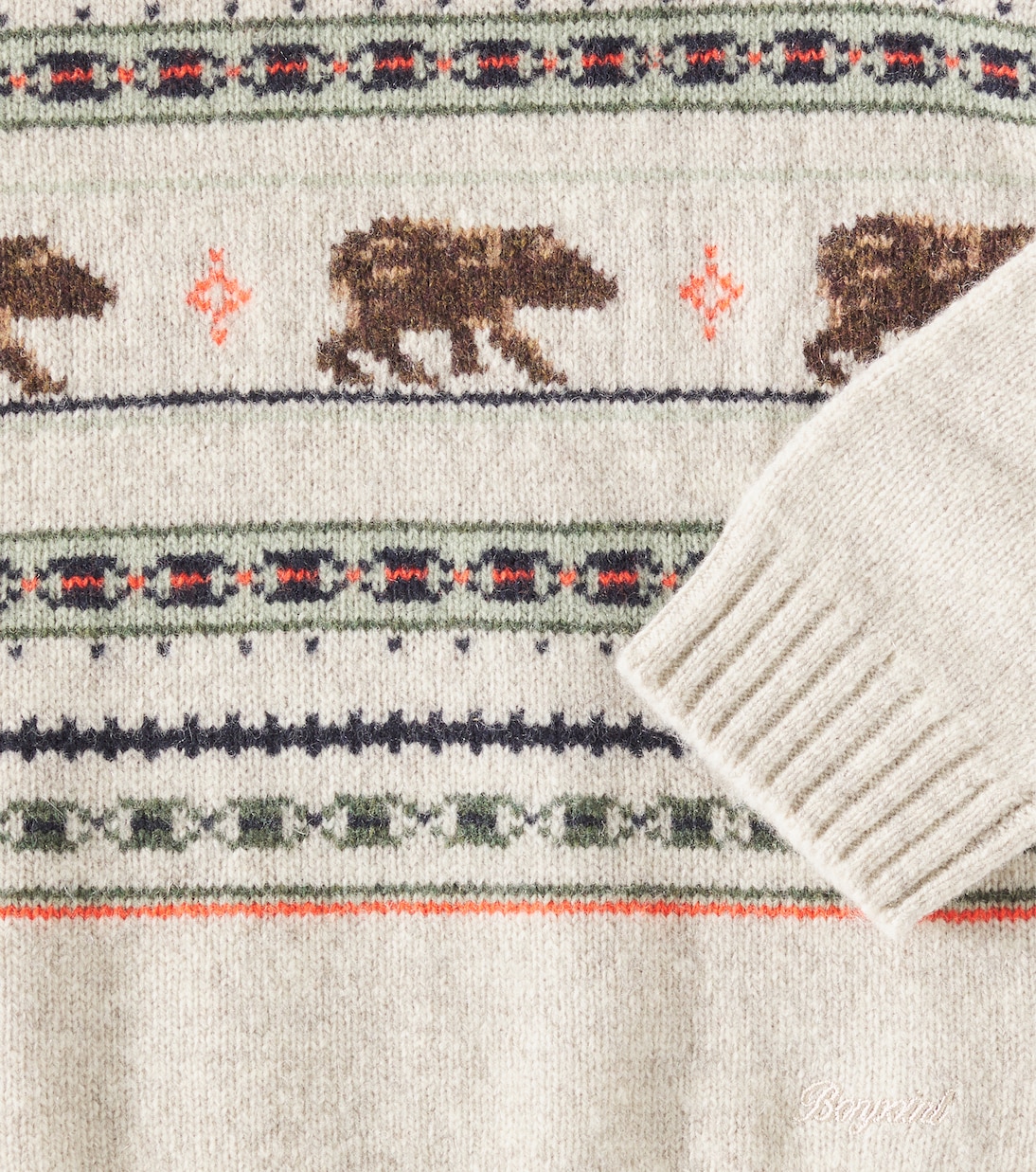 Grande jacquard wool sweater | Bonpoint