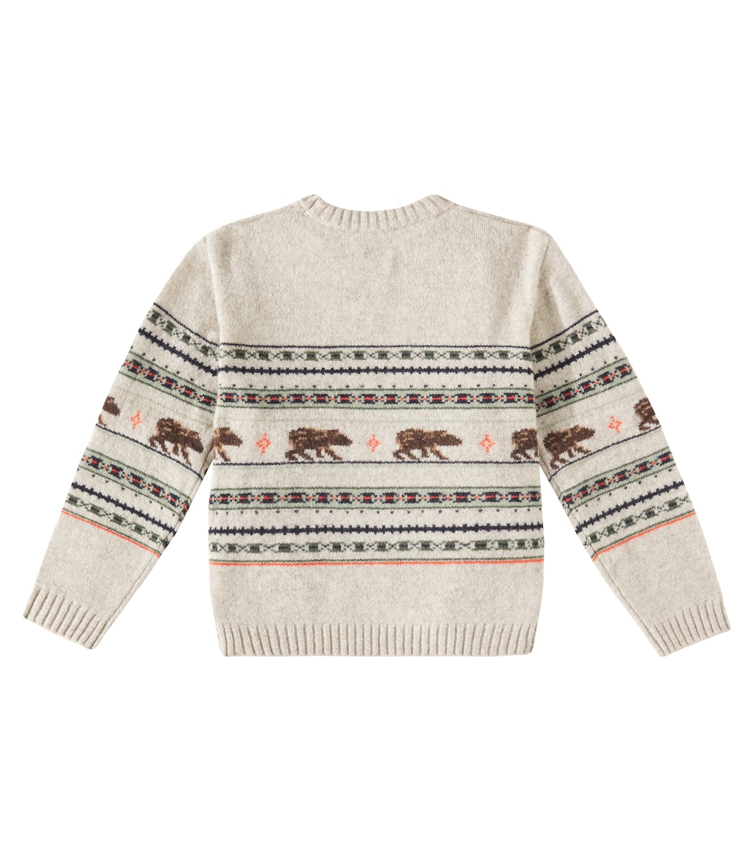 Grande jacquard wool sweater | Bonpoint
