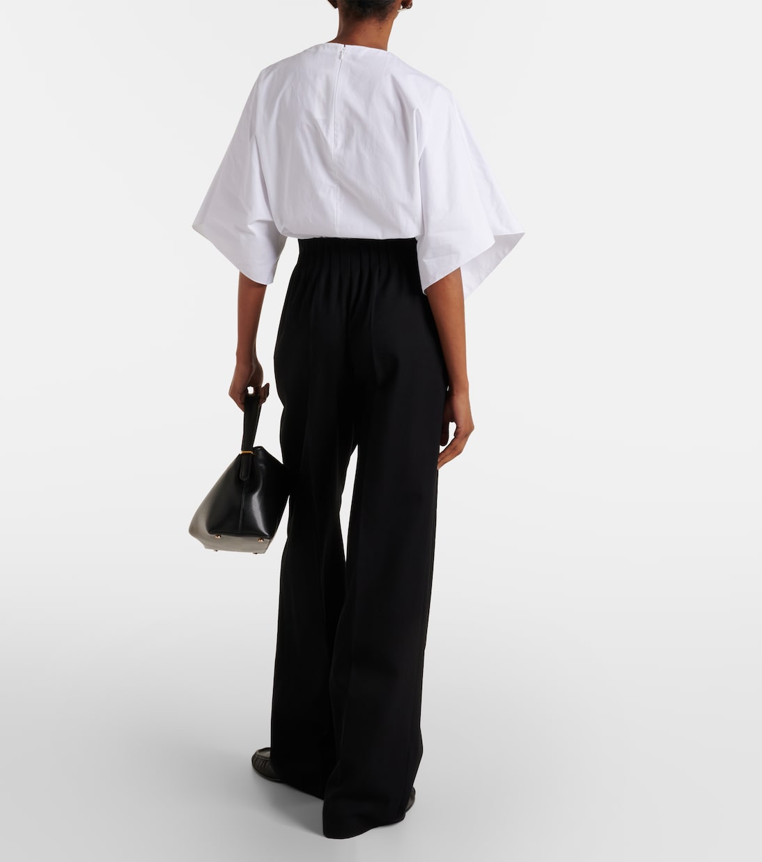 Weite Hose Maud aus Baumwolle und Leinen | Fforme