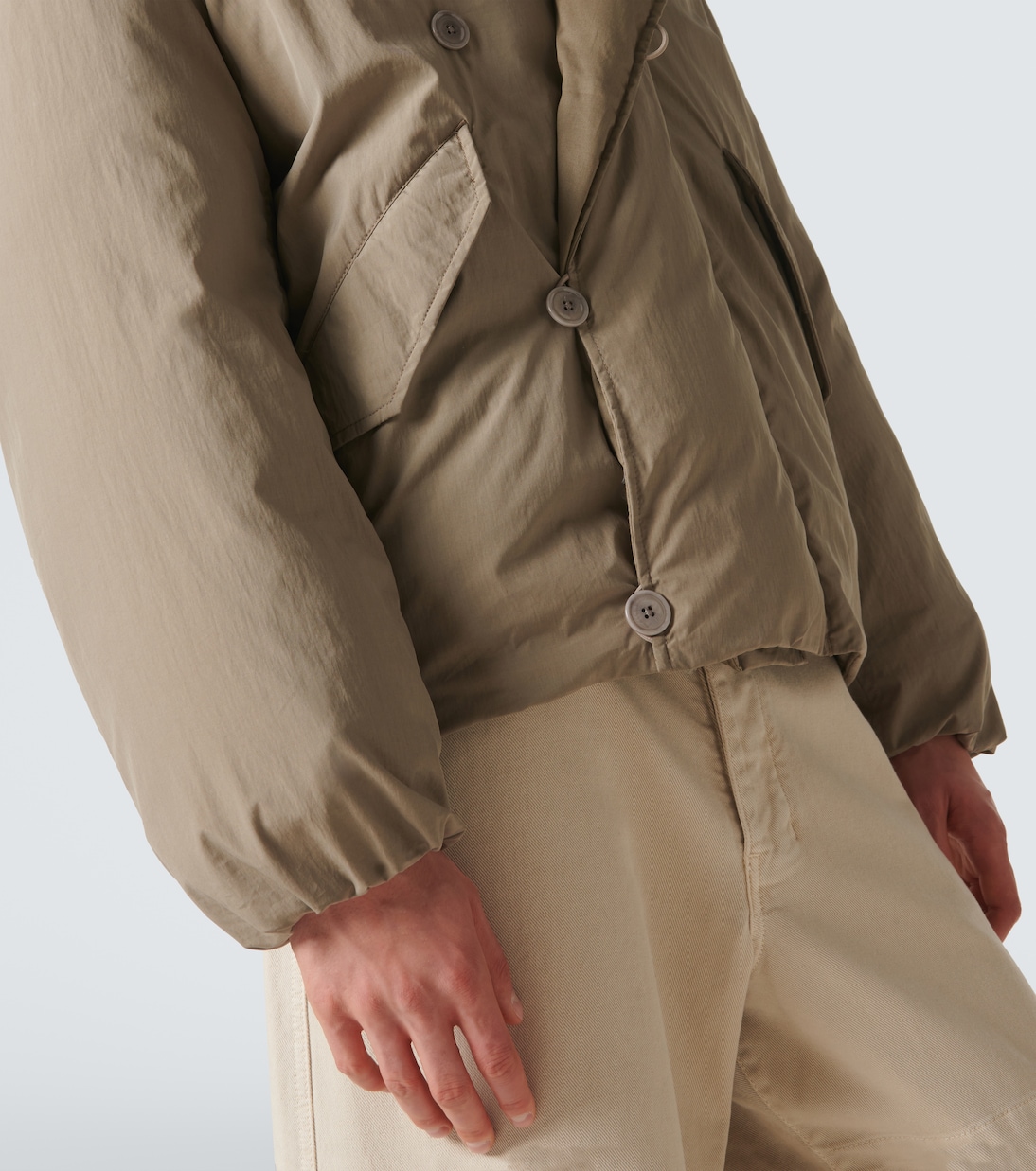 Cotton-blend down jacket | Lemaire
